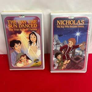 CCC of America VHS Tape lot of 2 - Nicholas - The Day the Sun Danced